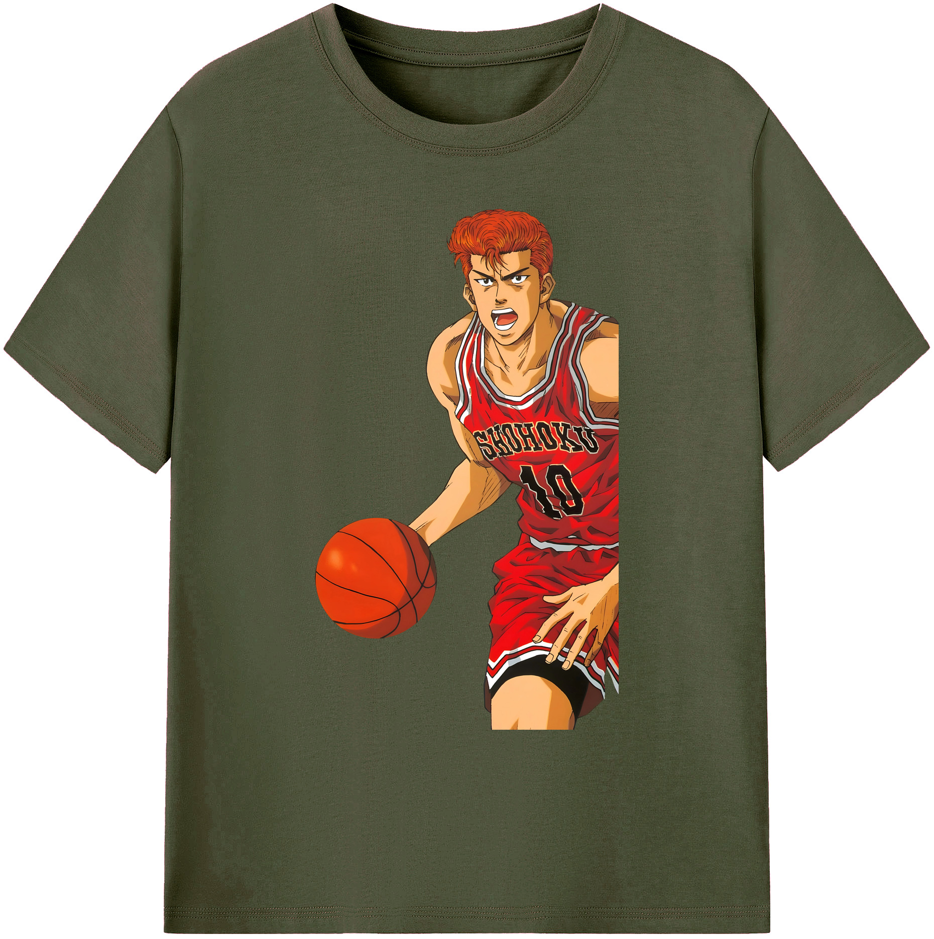 （画像用） SLAM DUNK／スラムダンク 綿100％ メンズ半袖Tシャツ｜肌触りやわらか＆通気性